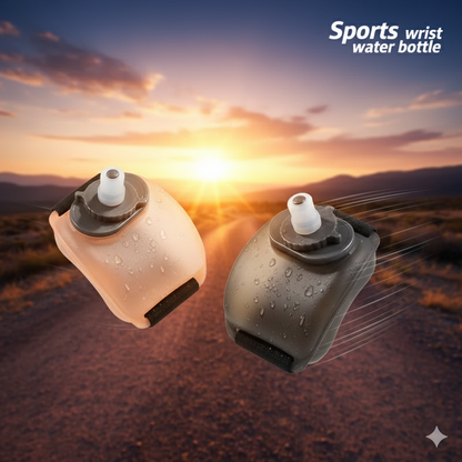 Sports wrist water bottle
