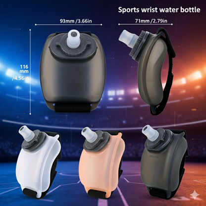Sports wrist water bottle